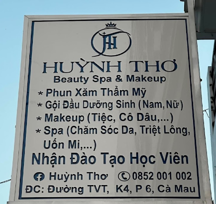 huynh tho spa beauty ca mau