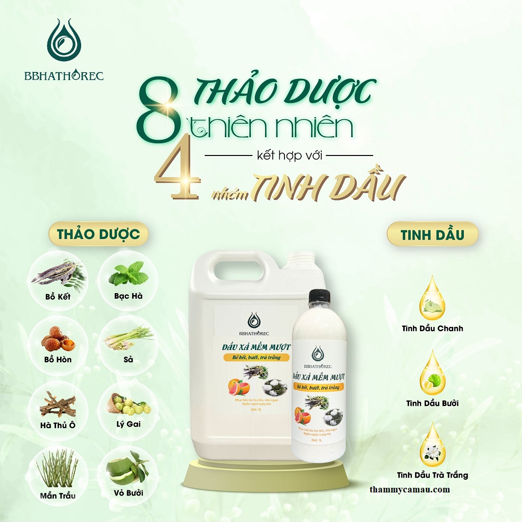 Dầu xã bbhecthorec thảo mộc